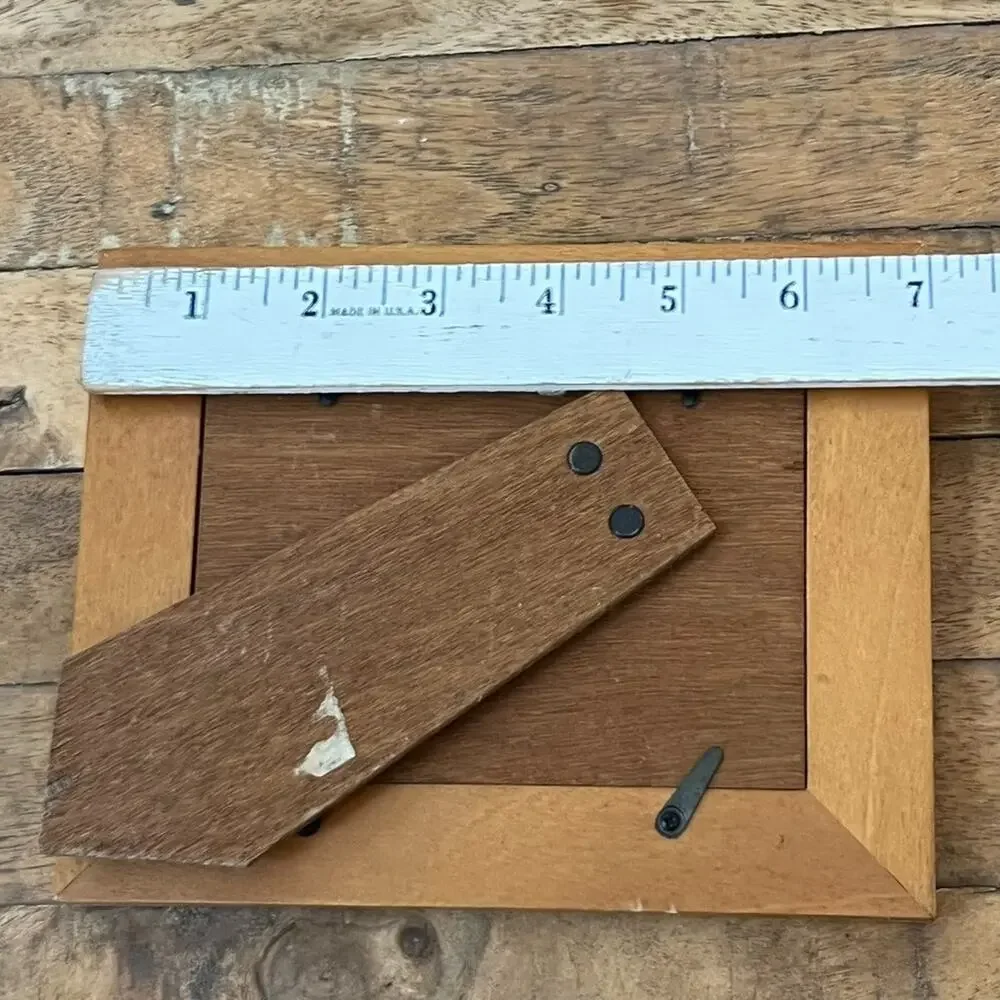 Smooth Wood Picture Frame 3.5 x 5 in Portrait and Landscape Minimalist Modern